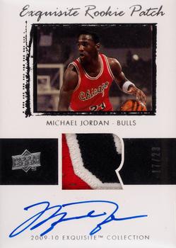 2009-10 Upper Deck Exquisite Collection - Rookie Patch Flashback #78A Michael Jordan Front