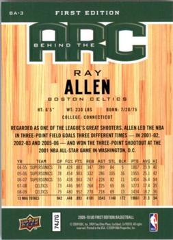 2009-10 Upper Deck First Edition - Behind the Arc #BA-3 Ray Allen Back