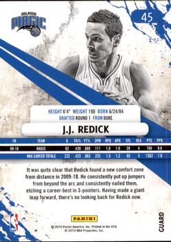 2010-11 Panini Rookies & Stars Longevity #45 J.J. Redick  Back