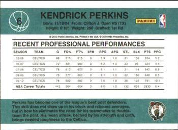 2010-11 Donruss #6 Kendrick Perkins  Back