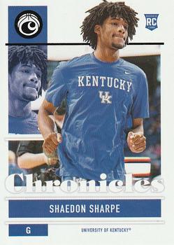 2022 Panini Chronicles Draft Picks - Black #10 Shaedon Sharpe Front