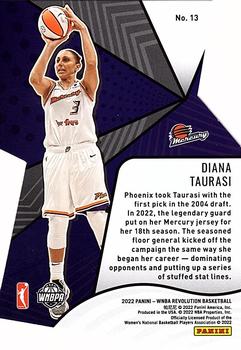 2022 Panini Revolution WNBA - Liftoff! #13 Diana Taurasi Back