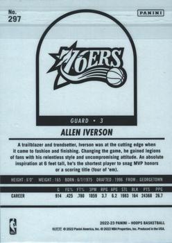 2022-23 Hoops - Premium Box Set #297 Allen Iverson Back