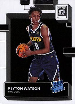 2022-23 Donruss Optic #223 Peyton Watson Front