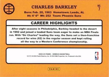 2022-23 Donruss - Retro Series Purple Press Proof #7 Charles Barkley Back
