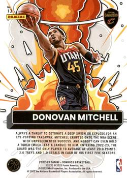 2022-23 Donruss - Bomb Squad #13 Donovan Mitchell Back