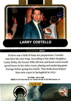 2022 Panini Basketball Hall of Fame #NNO Larry Costello Back