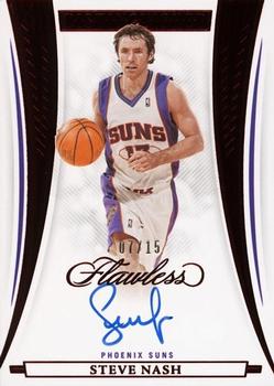 2021-22 Panini Flawless - Distinguished Autos Ruby #DA-SNH Steve Nash Front