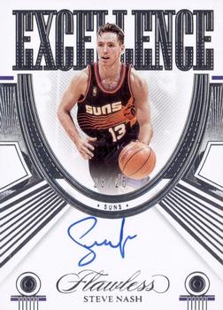 2021-22 Panini Flawless - Excellence Signatures #EXC-SNS Steve Nash Front