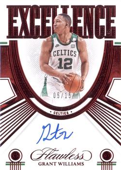 2021-22 Panini Flawless - Excellence Signatures Ruby #EXC-GWL Grant Williams Front