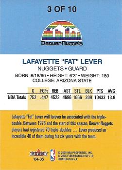 2004-05 2005 Denver NBA  All Star Game #3 Lafayette Lever Back