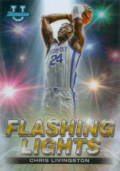 2022-23 Bowman University Best - Flashing Lights #FL-4 Chris Livingston Front