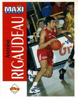1994-95 Maxi Basket Magazine Stickers #NNO Antoine Rigaudeau Front