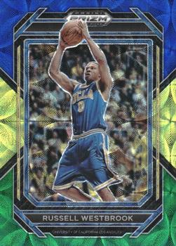 2023 Panini Prizm Draft Picks - Choice Blue/Yellow/Green #55 Russell Westbrook Front