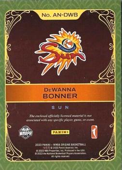 2023 Panini Origins WNBA - Art Nouveau Memorabilia #AN-DWB DeWanna Bonner Back