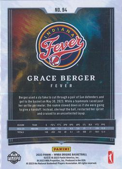 2023 Panini Origins WNBA - Red #94 Grace Berger Back