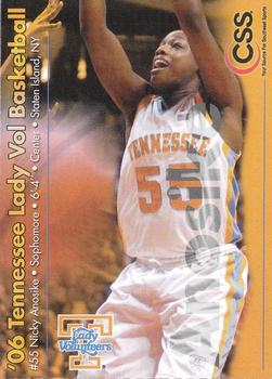 2005-06 Tennessee Lady Volunteers #NNO Nicky Anosike Front