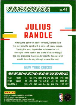 2023-24 Donruss #41 Julius Randle Back