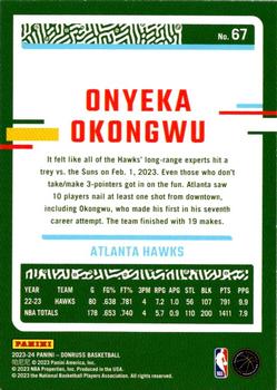 2023-24 Donruss #67 Onyeka Okongwu Back