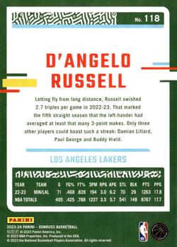 2023-24 Donruss #118 D'Angelo Russell Back
