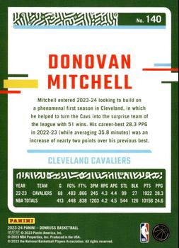 2023-24 Donruss #140 Donovan Mitchell Back