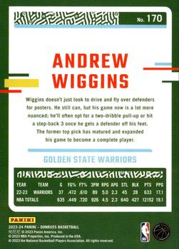 2023-24 Donruss #170 Andrew Wiggins Back