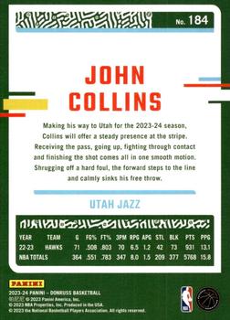 2023-24 Donruss #184 John Collins Back