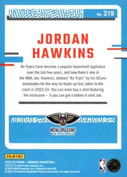 2023-24 Donruss #219 Jordan Hawkins Back