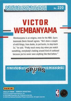 2023-24 Donruss #220 Victor Wembanyama Back