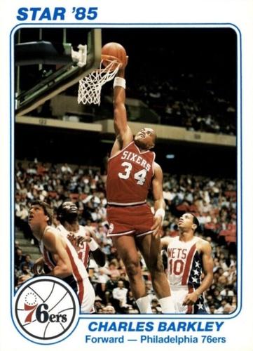 1985 Star Super Teams Philadelphia 76ers #8 Charles Barkley Front
