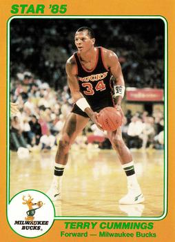 1985 Star Super Teams Milwaukee Bucks #1 Terry Cummings Front