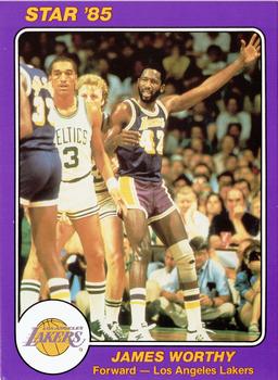 1985 Star Super Teams Los Angeles Lakers #3 James Worthy Front