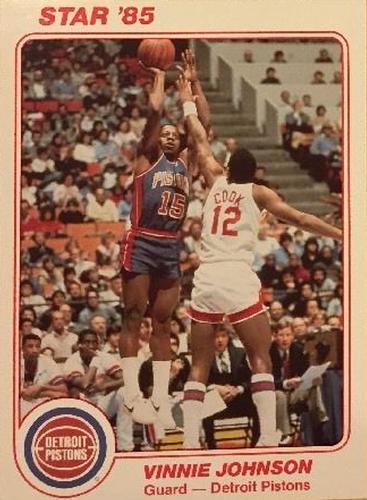 1985 Star Super Teams Detroit Pistons #3 Vinnie Johnson Front