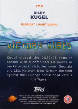 2023-24 Bowman Best University - Victory Vibes Geometric Refractor #VV-6 Riley Kugel Back