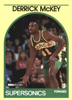1989-90 Hoops Superstars #90 Derrick McKey Front