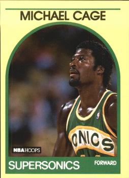 1989-90 Hoops Superstars #92 Michael Cage Front