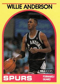 1989-90 Hoops Superstars #86 Willie Anderson Front