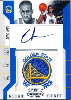 2010-11 Playoff Contenders Patches #106 Ekpe Udoh Front