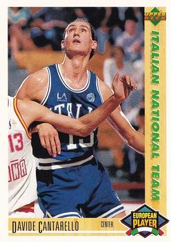 1991-92 Upper Deck Italian #116 Davide Cantarello Front