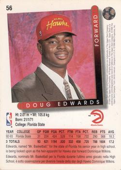 1993-94 Upper Deck Italian #56 Doug Edwards Back