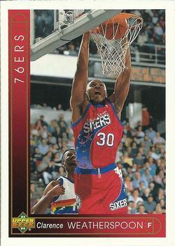 1993-94 Upper Deck Italian #87 Clarence Weatherspoon Front