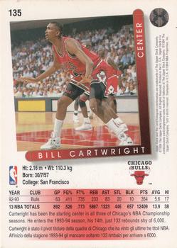 1993-94 Upper Deck Italian #135 Bill Cartwright Back