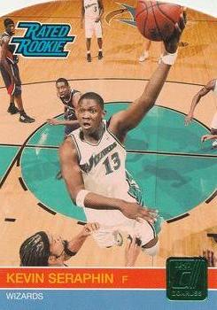 2010-11 Donruss - Die Cuts Emerald #244 Kevin Seraphin Front