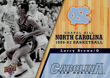 2010-11 Upper Deck North Carolina Tar Heels #15 Larry Brown Front