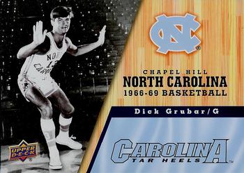 2010-11 Upper Deck North Carolina Tar Heels #18 Dick Grubar Front