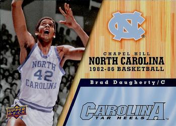 2010-11 Upper Deck North Carolina Tar Heels #45 Brad Daugherty Front