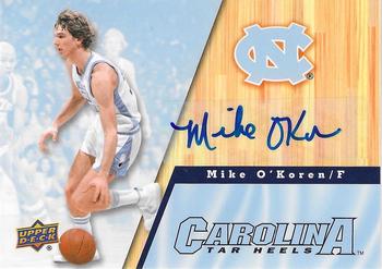 2010-11 Upper Deck North Carolina Tar Heels - Autographs #34 Mike O'Koren Front