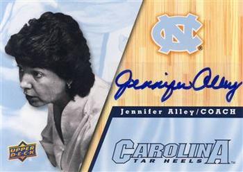 2010-11 Upper Deck North Carolina Tar Heels - Autographs #39 Jennifer Alley Front
