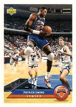 1992-93 Upper Deck McDonald's #P28 Patrick Ewing Front