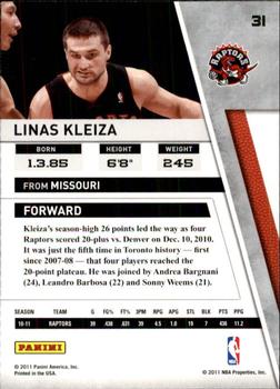2010-11 Panini Season Update #31 Linas Kleiza Back